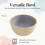 Aquamarine Stoneware Serving Bowl 4.5 inch 5