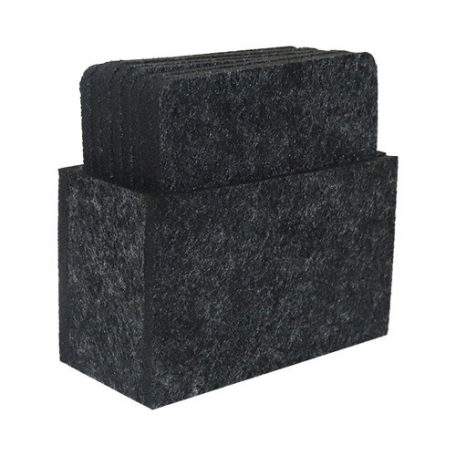 Felt Hexagon Drink Coasters Set of 12 1
