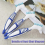 4-Pack Denture Brushes with Double-Sided Cleaning Brush Heads for Dentures 3