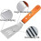 Happon Metal Spatula Set Wooden Handle 2pcs 4