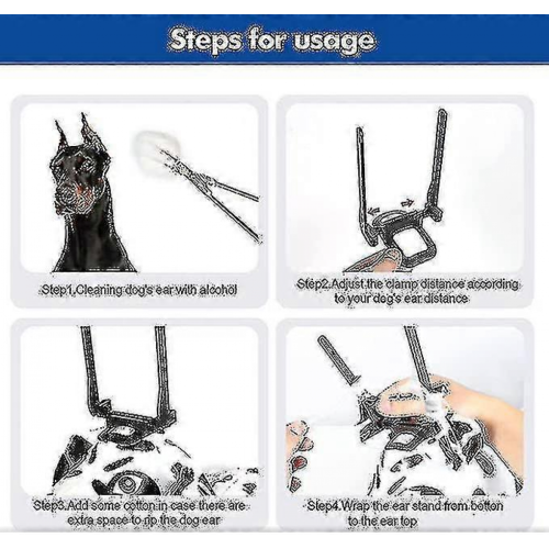 Doberman Dog Ear Posting Kit,stand Up Support Tape Pinscher Care Tools 2