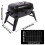 Portable Folding Charcoal Grill for Camping 2