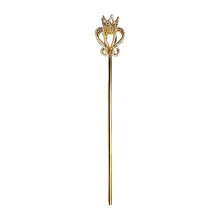 Alluring Pearls Encrusted Magical Staff for Fantasy-gold pearl