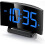 Digital Alarm Clock – Blue LED, 5 Brightness, 3 Tones 2