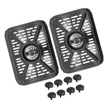 Air Fryers Crisper Plate Grill Tray with Rubber Bumpers for