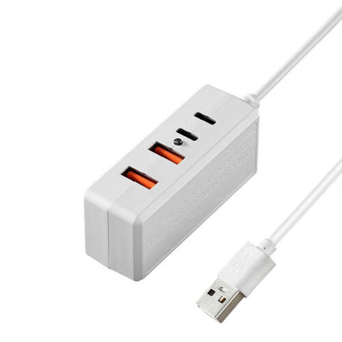 4-in-1-Steckdose, USB-Ladenetzteil, schnelle-2,8 Meter
