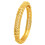 Beau bracelet sculpté creux à extrémité ouverte plaqué-Article 4 1
