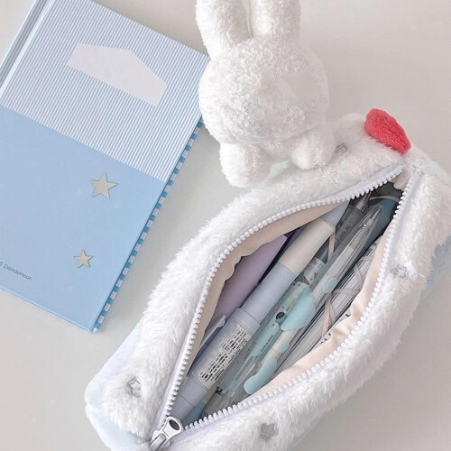 Pen Box Pencil Case Kids Students Desktop Organizers-Blue 2