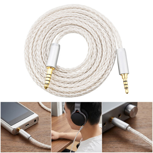 Fil d'écouteurs équilibré Premium 4.4Mm, 16 cœurs,-0,5m 2