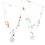 Collier de perles colorées avec décoration d'étoiles de mer-UN 2