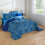 BrylaneHome Bedding BH Studio Αναστρέψιμο Δίχρωμο Υπερ-Μαλακό Καπιτονέ Κάλυμμα 5