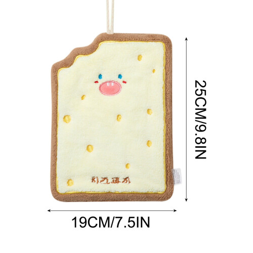 Torchon de cuisine suspendu style coréen – Velours corail 1