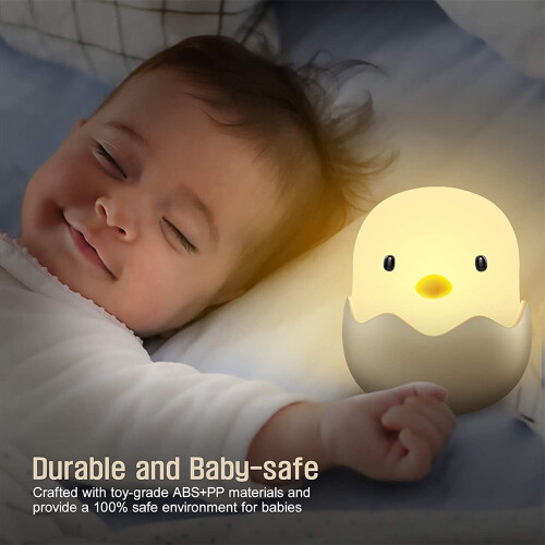 Chick-Shaped Night Light with Touch Control – Warm & 1