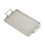 Rechteckiges Serviertablett mit Griffen, grau 4