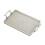 Rechteckiges Serviertablett mit Griffen, grau 5