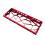 1PC Metaal Aluminium GH60 Toetsenbordframe Geventileerd-Rood 1