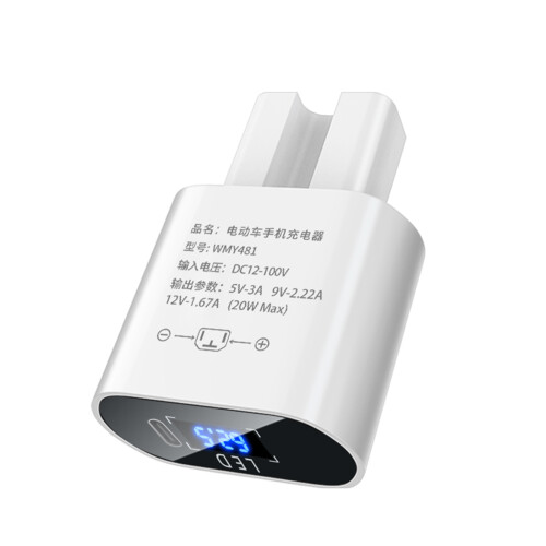 Multifunctionele USB C-lichtnetadapter voor elektrische-Wit