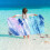 Strandhanddoek van microvezel, extra groot, 29 x 59 inch 6