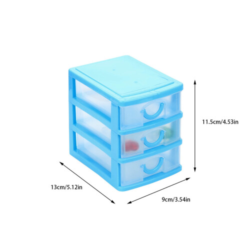 Plastic Drawer Closet Portable Storage Cabinet 4-Tier 2