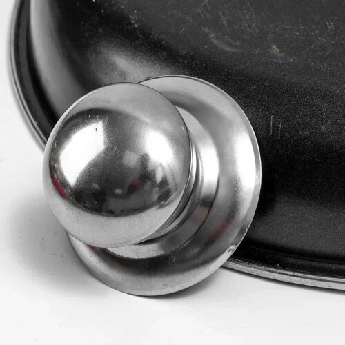 Stainless Steel Pot Lid Handle Replacement Black 4 pcs 2