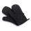 Hilingoto Oven Mitts – Thickened Cotton-Polyester, Black, 5