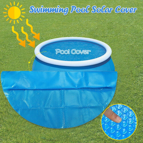 Solar Pool Cover for Round Above-Ground Pools, 8 ft 1