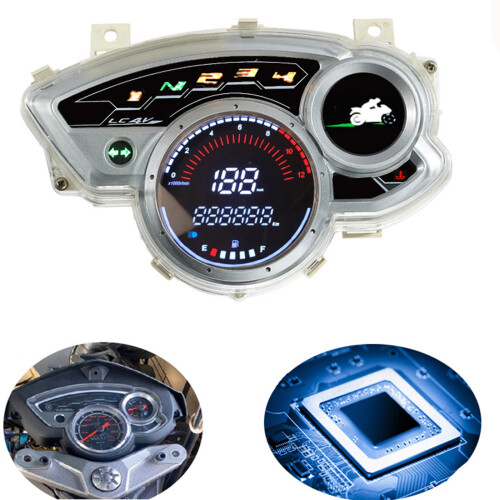 Bright LED Display Digital Tachometer Gauge For X1R 135 1