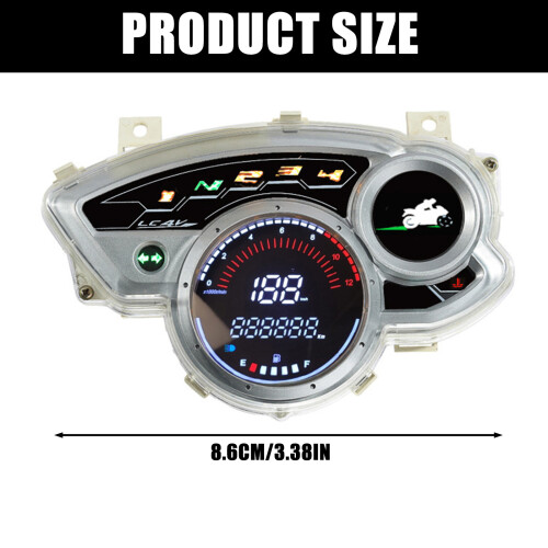 Bright LED Display Digital Tachometer Gauge For X1R 135 2