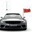 Support de drapeau à ventouse pour voiture, rouge, 50 cm 3