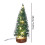 Green Cedar LED Glow Needle Christmas Tree Decor 1pc 3