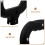 Wagon Handle Bars Black Plastic Accessory 1 Set 8