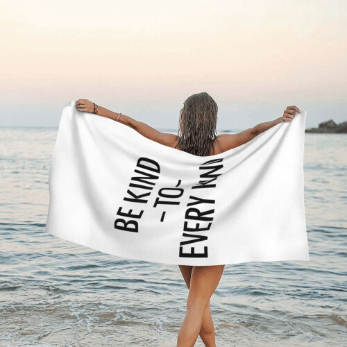 Πετσέτα θαλάσσης Be Kind To Every Kind 30x60 εκ. από μικροΐνες 2