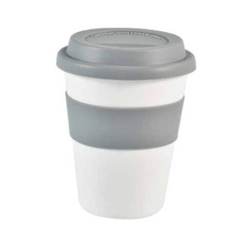 Caneca térmica de parede dupla, própria para alimentos. 1