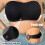 Antislip siliconen strapless bh, gewatteerd-abrikoos XXXXL 6
