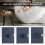 Diatomé badematte 16x24 tommer superabsorberende 7