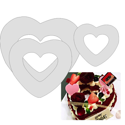 Heart-shaped non-stick epoxy cake mold 1 piece 2