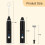 Mixeur électrique rechargeable à 3 vitesses, portable 5