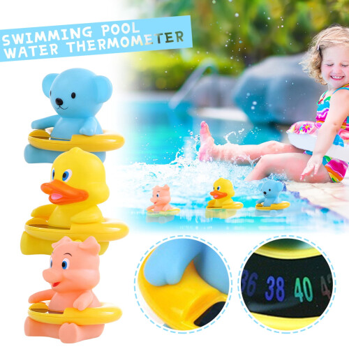 Harliver floating pool thermometer blue large display 2