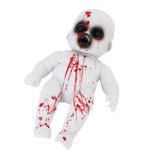 Horror-Puppen-Dekoration 20x12 cm Wandbehang
