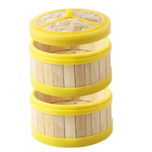 Petit panier vapeur pour raviolis avec couvercle 1