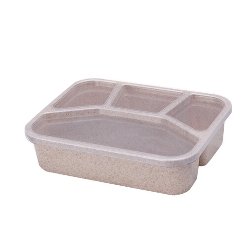 Easygou Lunch Box Επαναχρησιμοποιήσιμα Δοχεία Γεύματος 4 Διαμερισμάτων για Ενήλικες, 1