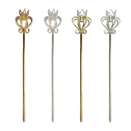 Sceptre de duchesse scintillant avec strass,-or brillant 1
