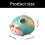 Engaging Multicolor Insect Themed Hand Exercise Ball For-Red 4