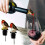 Bouchon verseur à vin en émail avec oiseau (1 pièce) 4