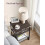 Side Table Chestnut Brown and Classic Black ULET273B74 4