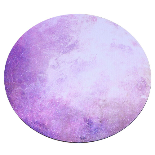 Tapis Souris Violet Surface Lisse Antidérapant Motif Spatial