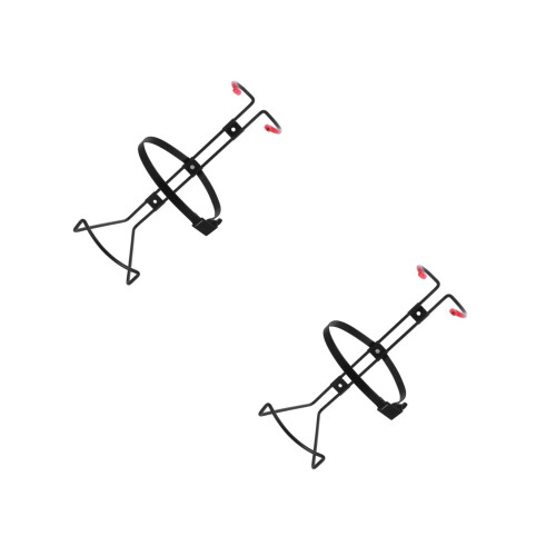 2Pcs Stainless Steel Fire Extinguisher Wall Mount Bracket for Home Use