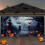 Halloween Garageport Stoffbanner 2