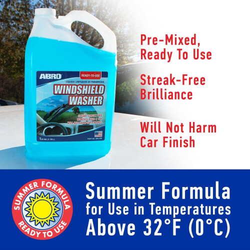 Windshield Washer Fluid Ready-to-Use 1 Gallon 2