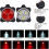 Loowoko Bicycle Lighting Kit - USB Rechargeable Front and Rear Lights - Black and Red 3